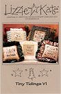 Tiny Tidings VI -- counted cross stitch from Lizzie Kate