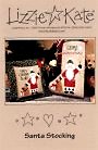 Santa Stocking-- counted cross stitch from Lizzie Kate