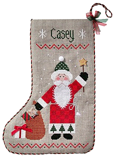 #093 Santa Stocking from Lizzie Kate