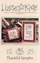 Thankful Sampler -- counted cross stitch from Lizzie Kate