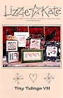 Tiny Tidings VIII -- counted cross stitch from Lizzie Kate