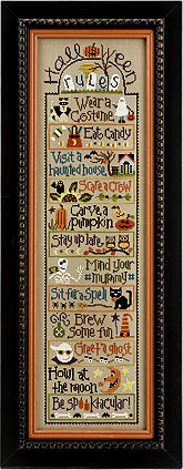 Click for our Halloween Rules Double Flip Border Instructions