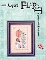August Flip-It -- counted cross stitch from Lizzie Kate