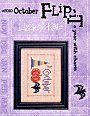October Flip-It -- counted cross stitch from Lizzie Kate
