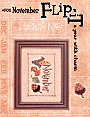 November Flip-It -- counted cross stitch from Lizzie Kate