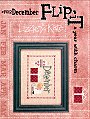 December Flip-It -- counted cross stitch from Lizzie Kate