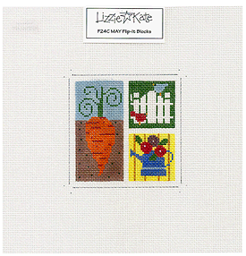 F24C May Blocks needlepoint canvas