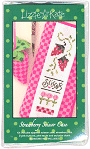 Strawberry Scissor Case -- counted cross stitch from Lizzie Kate