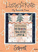 My Favorite Time -- counted cross stitch from Lizzie Kate
