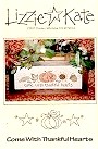 Come With Thankful Hearts -- counted cross stitch from Lizzie Kate