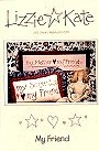 My Friend -- counted cross stitch from Lizzie Kate