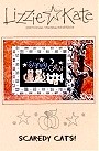 Scaredy Cats -- counted cross stitch from Lizzie Kate