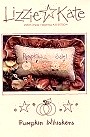 Pumpkin Whiskers -- counted cross stitch from Lizzie Kate