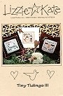 Tiny Tidings III -- counted cross stitch from Lizzie Kate