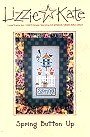 Spring Button-Up -- counted cross stitch from Lizzie Kate
