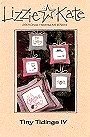 Tiny Tidings IV  -- counted cross stitch from Lizzie Kate