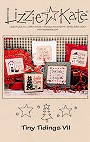 Tiny Tidings VII -- counted cross stitch from Lizzie Kate