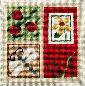 F25C June Blocks Flip-It needlepoint model