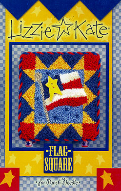 PN013 Flag Square Punch Needle -- Click to see our finished models
