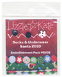 S93E Socks & Underwear Santa 2010 Embellishment Pack
