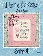 Love is Best -- counted cross stitch from Lizzie Kate