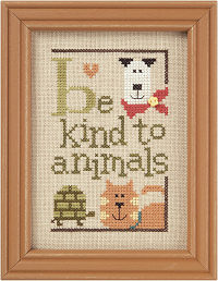 F94 Be Kind to Animals GREEN Flip-it model from Lizzie Kate