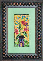PN018 Spring Cottage Punch Needle