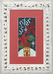 PN021 Winter Cottage Punch Needle