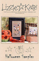 Halloween Sampler -- counted cross stitch from Lizzie Kate