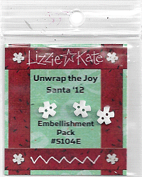 S104E Unwrap the Joy Santa '12 Embellishment Pack S104E Unwrap the Joy Santa '12 Embellishment Pack