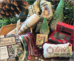 Spirit of Christmas Mystery Sampler Collage