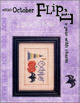 October Flip-It -- counted cross stitch from Lizzie Kate