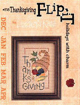 Thanksgiving Flip-It -- counted cross stitch from Lizzie Kate