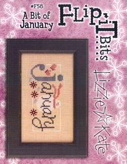 F58 A Bit of January Flip-It Bits from Lizzie Kate F58 A Bit of January Flip-It Bits