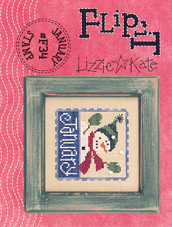 F34 JANUARY STAMP FLIP-IT model from Lizzie Kate F34 JANUARY STAMP FLIP-IT