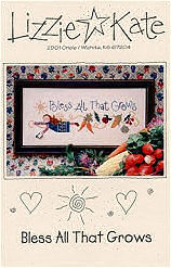 Bless All That Grows -- counted cross stitch from Lizzie Kate