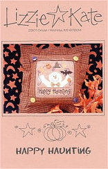 Happy Haunting -- counted cross stitch from Lizzie Kate