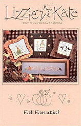 Fall Fanatic -- counted cross stitch from Lizzie Kate