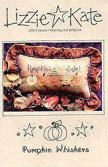 Pumpkin Whiskers -- counted cross stitch from Lizzie Kate