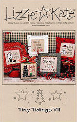 Tiny Tidings VII -- counted cross stitch from Lizzie Kate