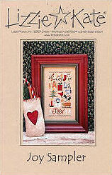 Joy Sampler -- counted cross stitch from Lizzie Kate