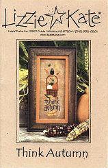 118 Think Autumn -- counted cross stitch from Lizzie Kate