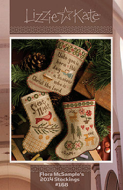 #168 Flora McSample's 2014 Stockings from Lizzie Kate #168 Flora McSample's 2014 Stockings from Lizzie Kate