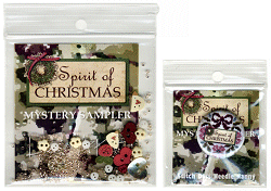 Spirit of Christmas Mystery Sampler Accs pk and needle nanny