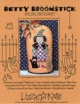 Betty Broomstick -- counted cross stitch from Lizzie Kate
