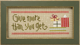 F103 Give More/Welcome Friends Christmas Rules Double Flip model from Lizzie Kate