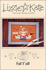 Fall Y'all -- counted cross stitch from Lizzie Kate