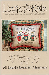 All Hearts Warm At Christmas -- counted cross stitch from Lizzie Kate