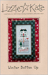 Winter Button Up -- counted cross stitch from Lizzie Kate