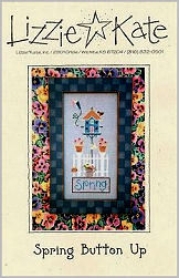 Spring Button-Up -- counted cross stitch from Lizzie Kate